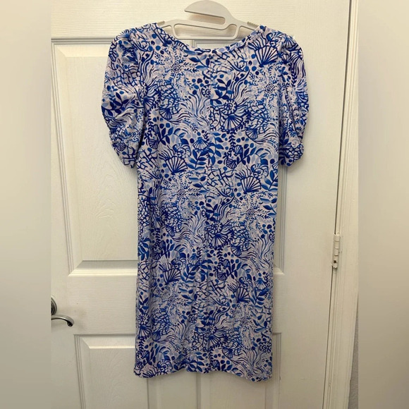 ! Lilly Pulitzer Haydn Shirt Dress Calla Lilly Pink High Tides Good Vibes - Picture 4 of 5